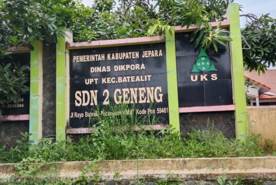 Program Revilitalisasi SDN 2 Geneng Kecamatan Pecangaan Kabupaten Jepara Langgar Aturan Meterial Diduga Tidak Sesuai Spek